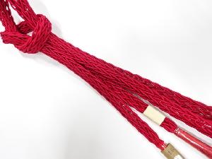 未使用品　正絹　夏手組帯締め